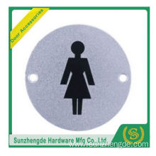 BTB SSP-002SS Sign+Toilet No Smoking Warning Sign Plate